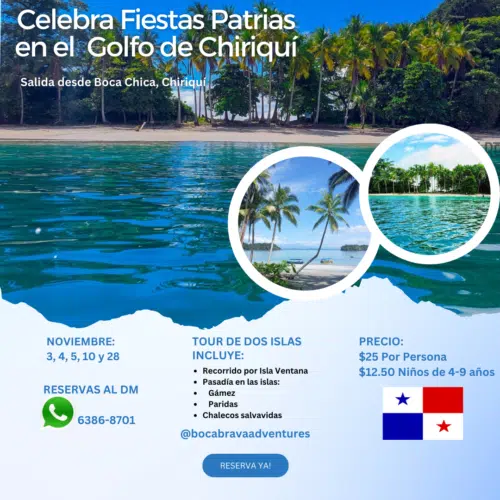 Celebra Fiestas Patrias en el Golfo de Chiriquí 