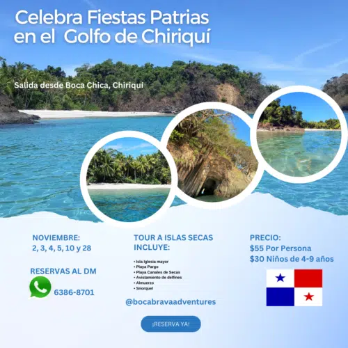 Celebra Fiestas Patrias en el Golfo de Chiriquí 